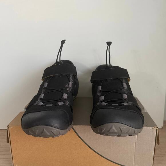 Teva Flintwood Black/Yellow Hiking Outdoor Athletic Sandal- SZ 11